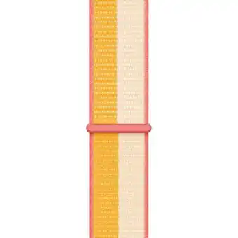 Correa loop deportiva para apple watch (42mm - 44mm - 45mm) - maíz/blanco