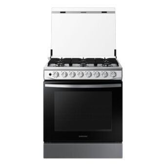 Cocina a gas nx52t5311ps, 6 hornillas black smog