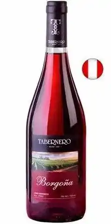 Plaza Vea Vino TABERNERO Borgoña Botella 750ml oferta