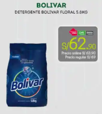 Tottus Bolivar Detergente Bolivar Floral 5.8kg oferta