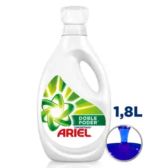 Tottus Detergente líquido ariel doble poder concentrado 1.8 lt oferta