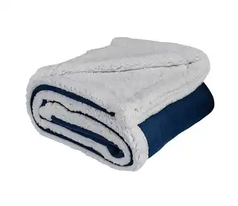 Tottus Frazada polar sherpa 2 pz ros oferta