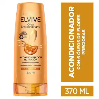 Tottus Acondicionador óleo extraordinario para cabello seco 370 ml oferta