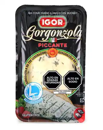 Tottus Queso gorgonzola picante o natural x 200 g oferta