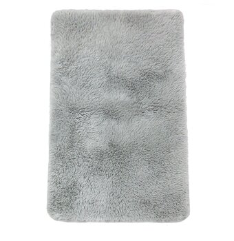 Tottus Alfombra pelo largo gris 70x100cm oferta
