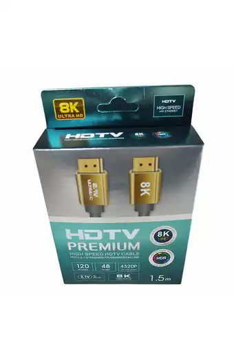 Tiendas EFE Cable hdmi 2.1v 8k 1.5 mts 4320p pvc oferta
