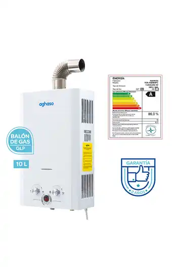 Tiendas EFE Terma aghaso a gas tiro forzado 10l glp oferta