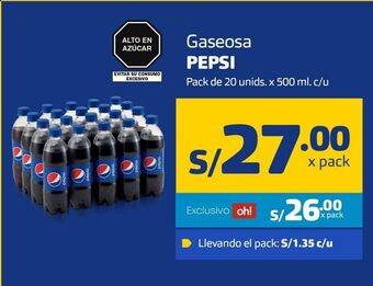 Makro Gaseosa pepsi oferta