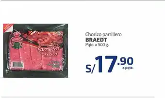 Makro Chorizo parrillero braedt oferta