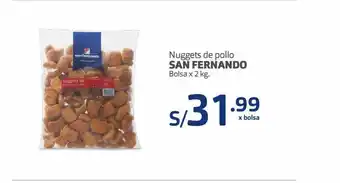 Makro Nuggets de pollo san fernando oferta