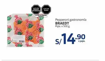 Makro Pepperoni gastronomía braedt oferta