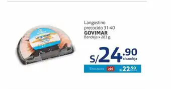 Makro Langostino precocido 31-40 govimar oferta