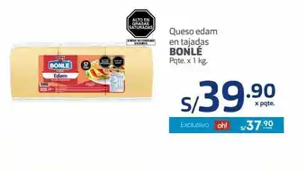 Makro Queso edam en tajadas bonlé oferta