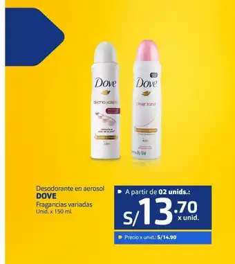 Makro Desodorante aerosol dove oferta