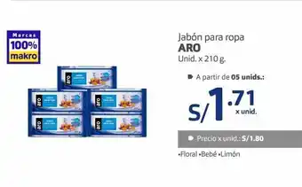 Makro Jab+on de ropa 210 g oferta