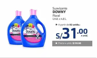 Makro Suavizante downy 4.8 l oferta