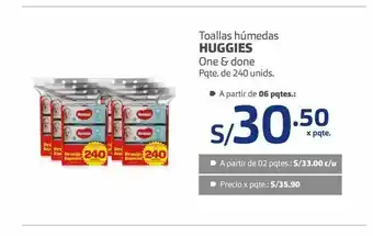 Makro Toallas húmedas huggies oferta