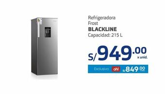 Makro Refrigeradoras blackline oferta