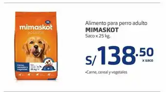 Makro Comida para perros mimaskot oferta
