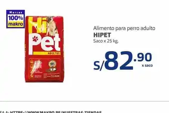 Makro Comida para perros hi pet oferta