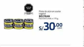 Makro Atún en conserva beltrán oferta