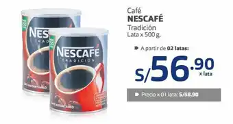 Makro Café nescafé tradición lata x 500 g. oferta