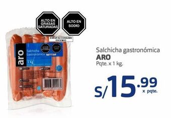 Makro Salchicha gastronómica aro pqte. x 1 kg oferta