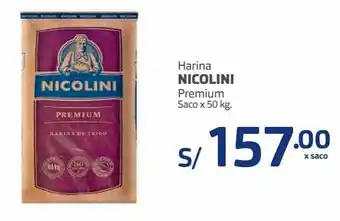 Makro Harina nicolini premium saco x 50 kg oferta