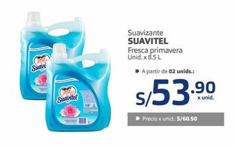 Makro Suavizante suavitel fresca primavera unid. x 8.5 l oferta