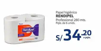 Makro Papel higiénico rendipel professional 280 mts. oferta