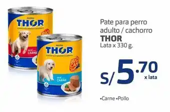 Makro Pate para perro adulto / cachorro thor lata x 330 g oferta