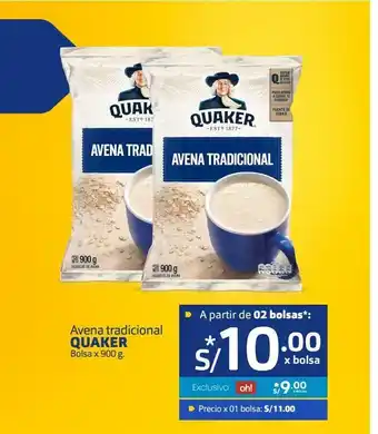 Makro Avena tradicional quaker oferta