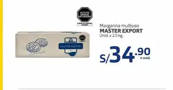 Makro Margarina multiuso master export oferta