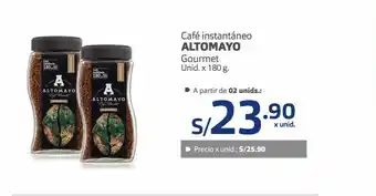 Makro Café instantáneo altomayo oferta