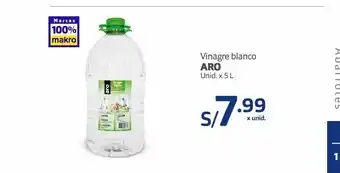 Makro Vinagre blanco aro oferta