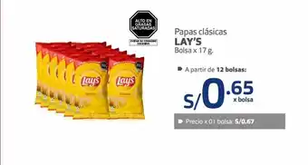 Makro Papas clásicas lay’s oferta