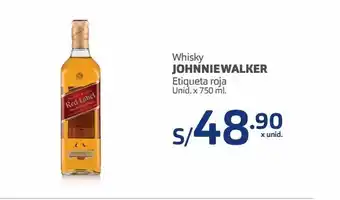 Makro Whisky johnnie walker oferta