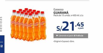 Makro Gaseosa guaraná oferta