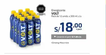 Makro Energizante volt oferta