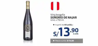 Makro Vino borgoña señorío de najar oferta