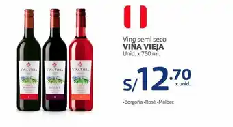 Makro Vino semi seco viña vieja oferta