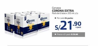 Makro Cerveza corona extra oferta