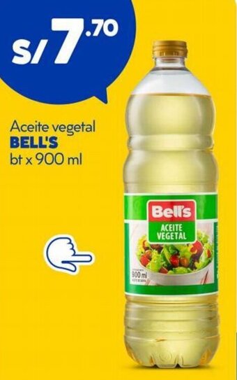 Mass Aceite Vegetal Bell's 900ml oferta