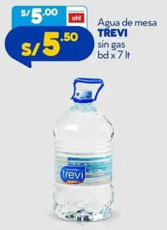 Mass Agua de Mesa Trevi sin Gas 7L oferta
