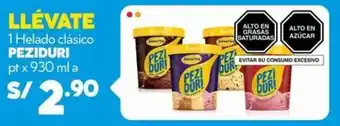 Mass Helado Clásico Peziduri 930ml oferta