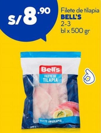 Mass Filete de Tilapia Bell's 500g oferta