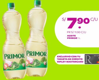 Tambo Aceite Primor 1L oferta