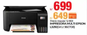 Metro Impresora Multi Epson L3210 oferta