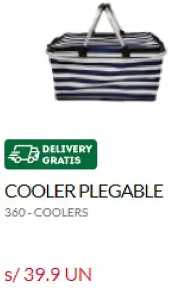 Tottus Cooler Plegable oferta