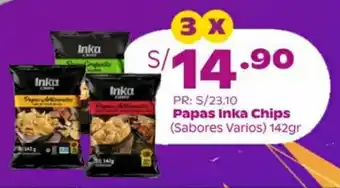 Tambo Papas Inka Chips 3 x 142g oferta
